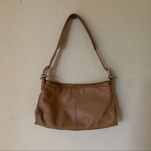 Liz Claiborne Baguette Bag Shoulder Purse Brown